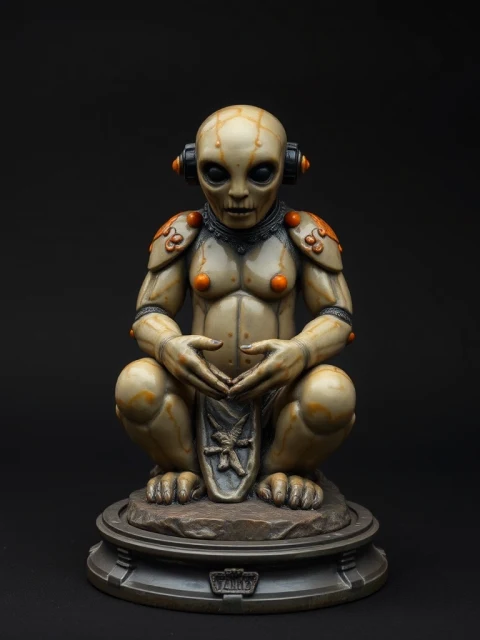 Голем Дикого Севера Тёмное фэнтези — коллекционная 3D-фигурка