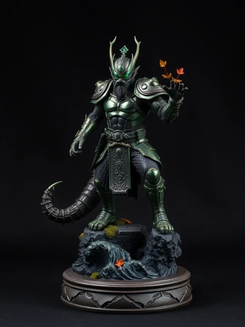 Император Космической Бездны Постапокалипсис — коллекционная 3D-фигурка