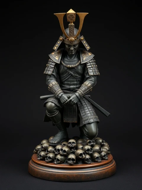 Самурай Медного Сердца Постапокалипсис — коллекционная 3D-фигурка