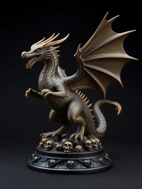 Дракон Ночного Шёпота Аниме — коллекционная 3D-фигурка