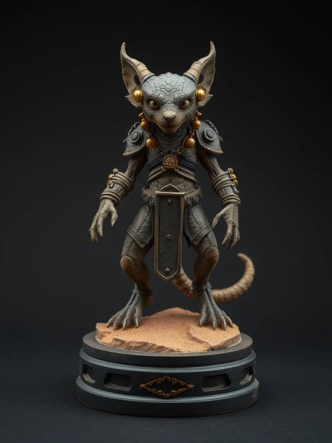 Хранитель Туманного Предела Киберпанк — коллекционная 3D-фигурка