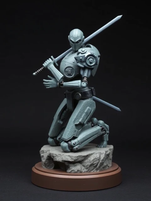 Ронин Космической Бездны Меха — коллекционная 3D-фигурка