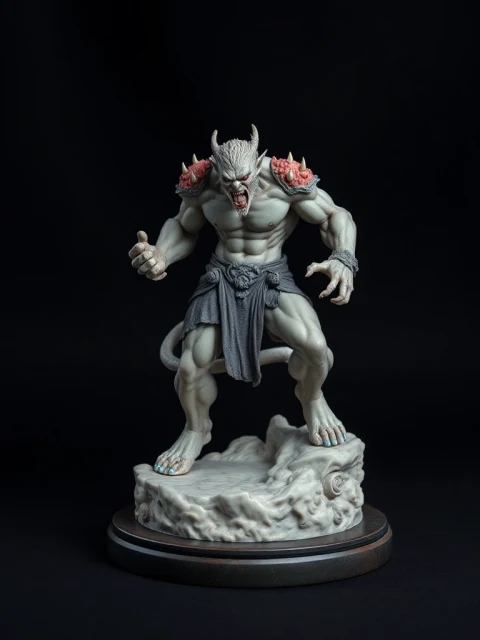 Берсерк Змеиного Круга Нео-нуар — коллекционная 3D-фигурка