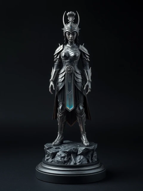 Жрица Туманного Предела Сай-фай — коллекционная 3D-фигурка