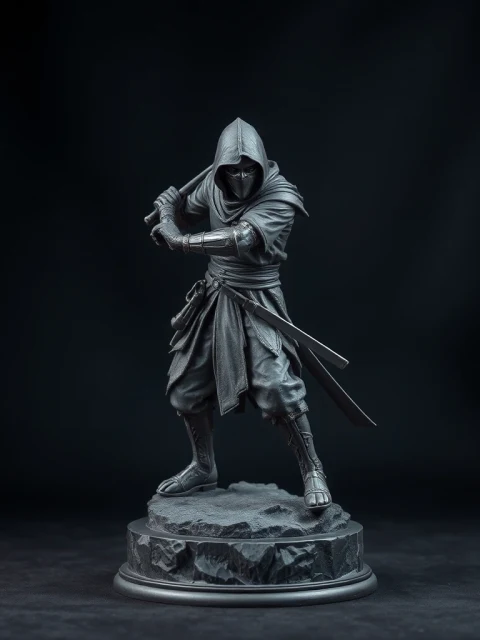 Ниндзя Древнего Пакта Тёмное фэнтези — коллекционная 3D-фигурка