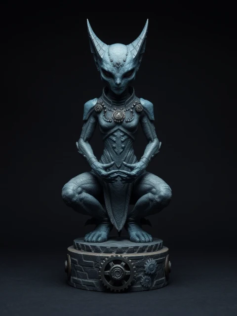 Ассасин Полуночного Часа Сай-фай — коллекционная 3D-фигурка