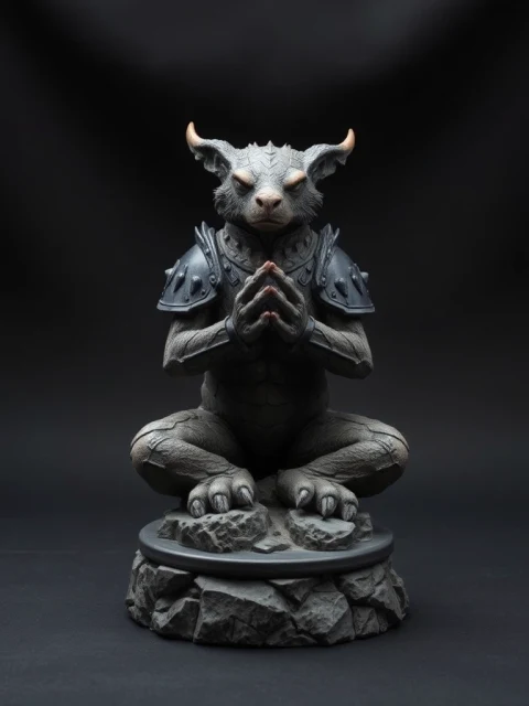 Зверь Змеиного Круга Сай-фай — коллекционная 3D-фигурка
