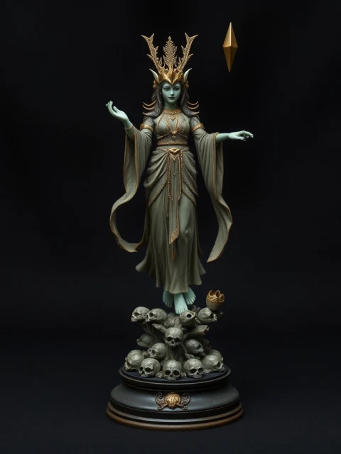 Жрица Серебряного Хора Сай-фай — коллекционная 3D-фигурка