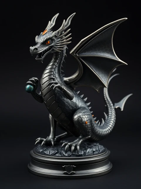 Дракон Полуночного Часа Аниме — коллекционная 3D-фигурка