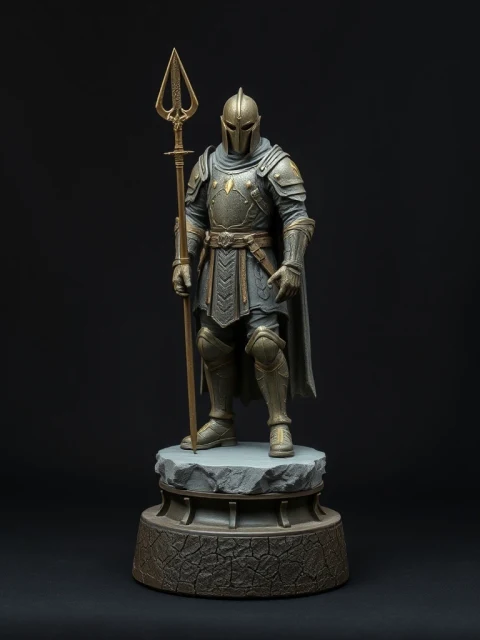 Паладин Рубинового Сердца Готика — коллекционная 3D-фигурка
