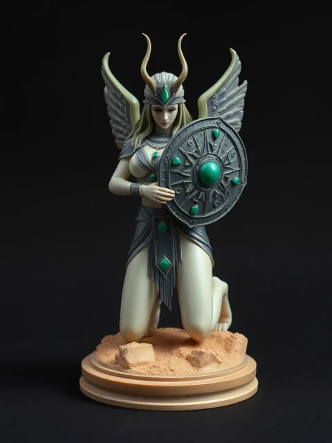 Валькирия Лунного Затмения Аниме — коллекционная 3D-фигурка