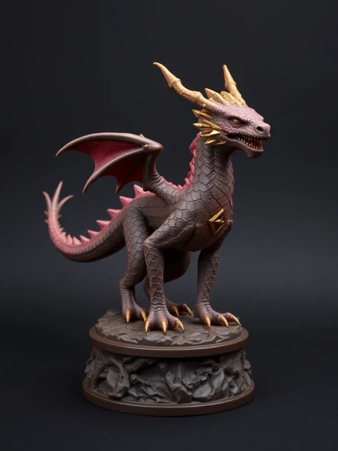 Дракон Дымного Ковчега Постапокалипсис — коллекционная 3D-фигурка