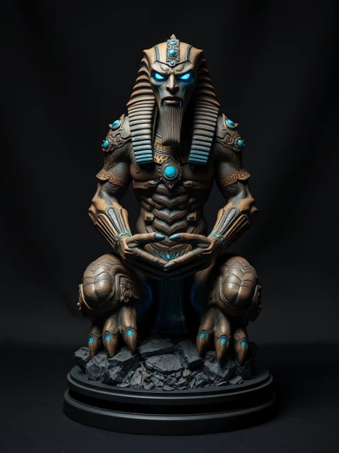 Титан Латунного Механизма Постапокалипсис — коллекционная 3D-фигурка