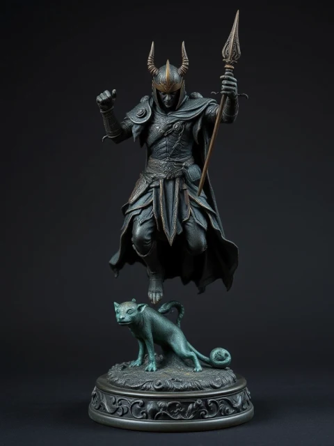 Воин Космической Бездны Этно-фэнтези — коллекционная 3D-фигурка
