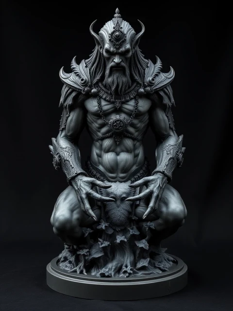 Титан Хрустальной Бури Готика — коллекционная 3D-фигурка