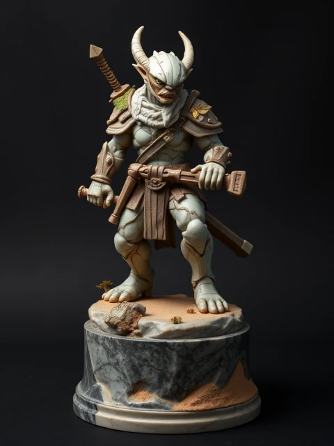 Воин Холодного Расчёта Сай-фай — коллекционная 3D-фигурка