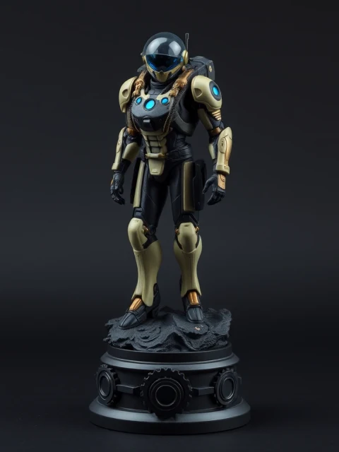 Меха-пилот Полуночного Часа Мифология — коллекционная 3D-фигурка