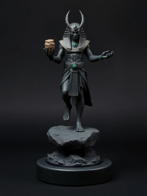 Хранитель Янтарного Плена Тёмное фэнтези — коллекционная 3D-фигурка