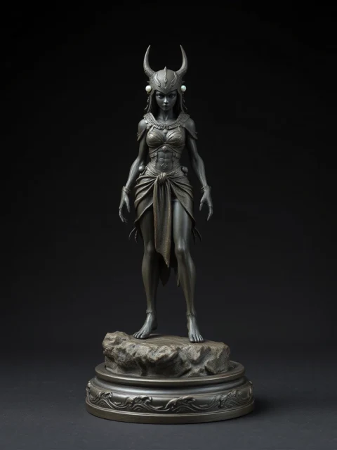 Жрица Космической Бездны Постапокалипсис — коллекционная 3D-фигурка