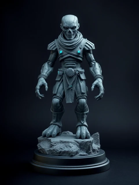 Голем Стеклянного Взгляда Сай-фай — коллекционная 3D-фигурка