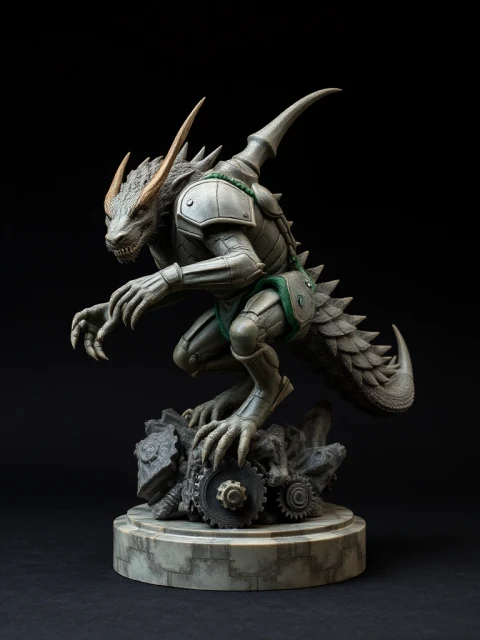 Зверь Космической Бездны Тёмное фэнтези — коллекционная 3D-фигурка