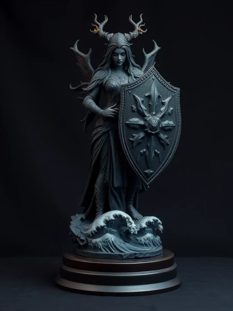 Валькирия Громового Шага Готика — коллекционная 3D-фигурка