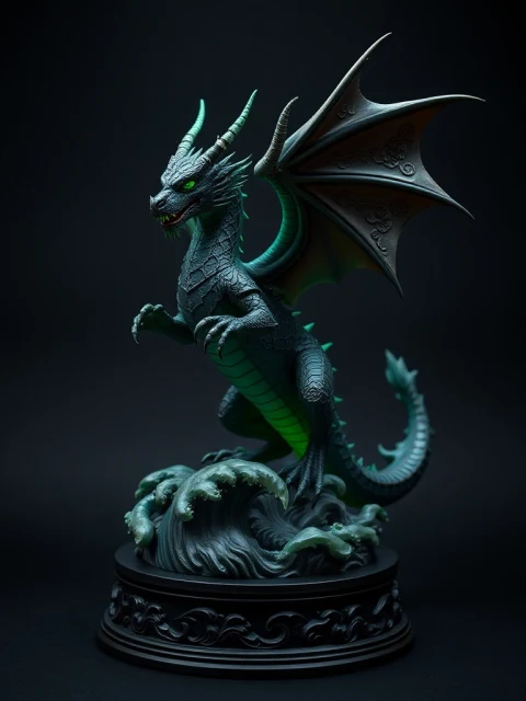 Дракон Железной Клятвы Аниме — коллекционная 3D-фигурка