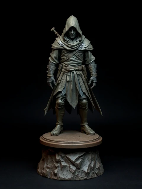 Ассасин Рубинового Сердца Этно-фэнтези — коллекционная 3D-фигурка