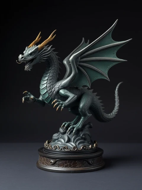 Дракон Дымного Ковчега Меха — коллекционная 3D-фигурка
