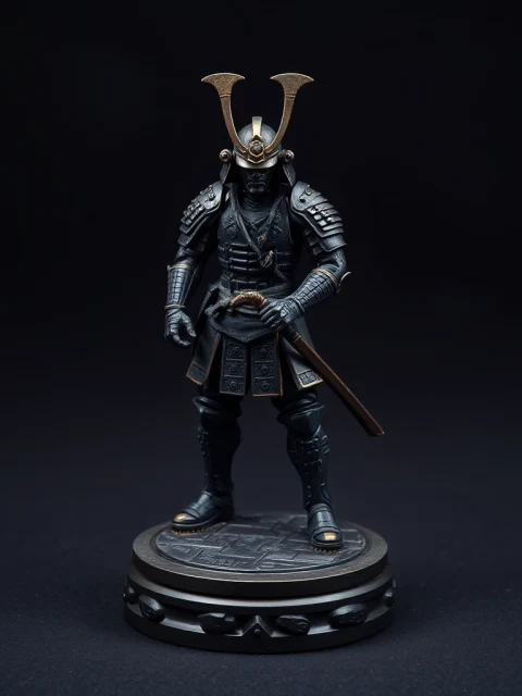 Самурай Ржавого Пророчества Тёмное фэнтези — коллекционная 3D-фигурка