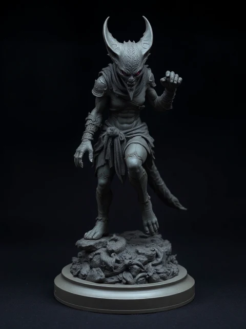 Ассасин Изумрудного Свода Нео-нуар — коллекционная 3D-фигурка