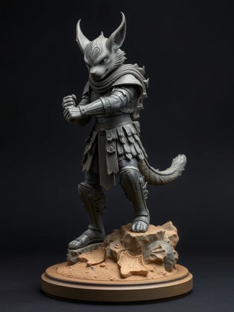 Воин Лунного Затмения Аниме — коллекционная 3D-фигурка