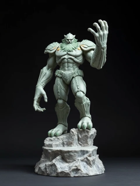 Титан Багрового Прилива Постапокалипсис — коллекционная 3D-фигурка