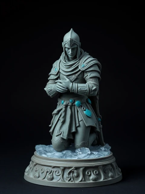 Паладин Громового Шага Готика — коллекционная 3D-фигурка